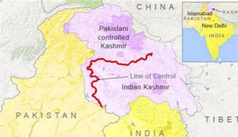 درگیری های زمینی هند و پاکستان 