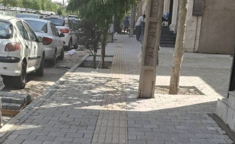 مناسب&zwnj;سازی پیاده&zwnj;روهای منتهی به ایستگاه مترو کتاب آغاز شد