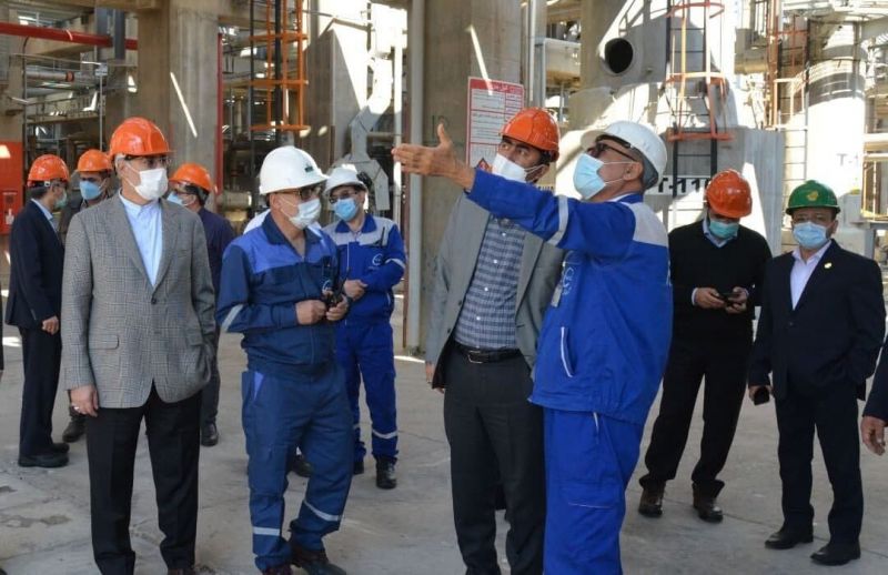 بازدید جعفر ربیعی از روند تعمیرات اساسی شرکت پتروشیمی پارس