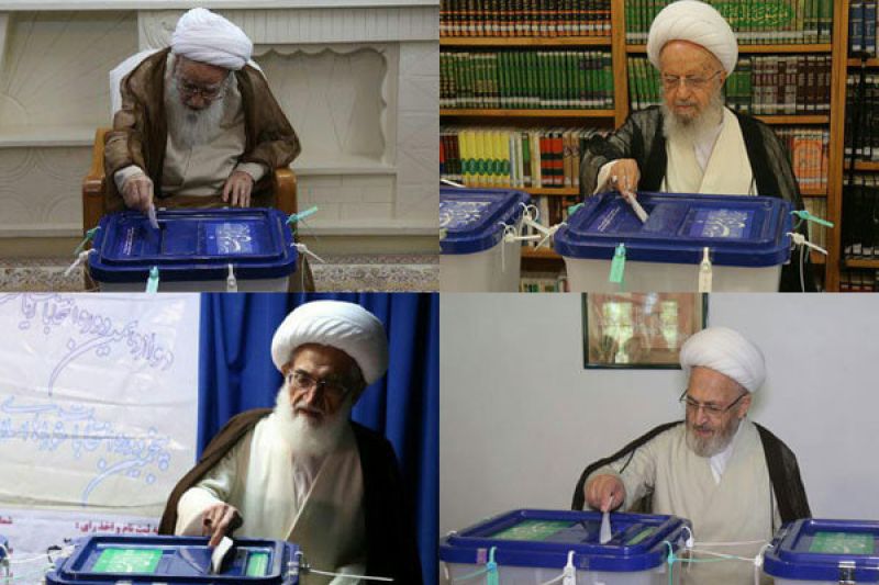  شرکت مراجع عظام تقلید در انتخابات