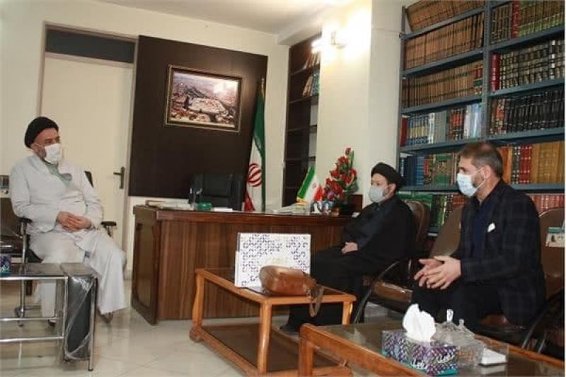 دیدار و گفتگوی رئیس اداره فرهنگ و ارشاداسلامی با نماینده ولی فقیه در شهرستان شهریار 