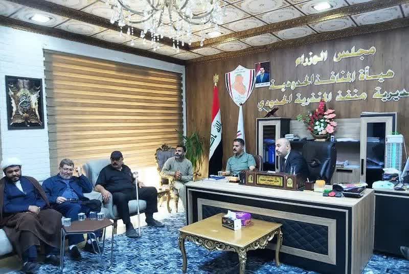  نشست هماهنگی مواکب مستقر در مرز خسروی ـ المنذریة با مسئولان عراقی برگزار شد