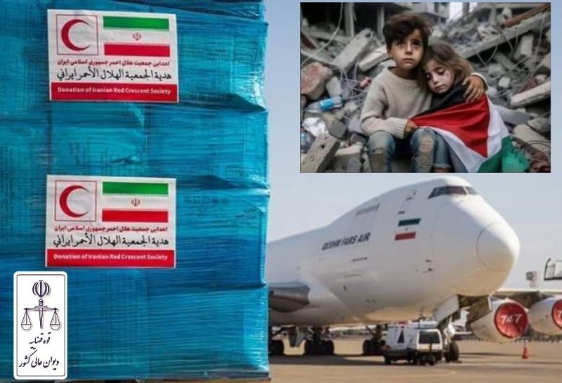 پیام قدردانی رئیس جمعیت هلال احمر از کمک&zwnj;های بشردوستانه قضات و کارکنان دیوان عالی کشور به مردم مظلوم فلسطین و زلزله زدگان افغانستان