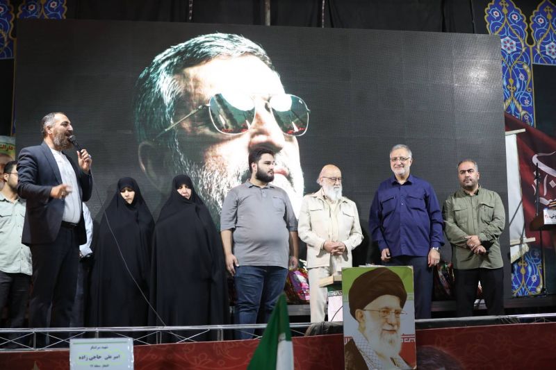 رونمایی از تندیس سردار شهید امیرعلی حاجی&zwnj;زاده در میدان ابوذر 