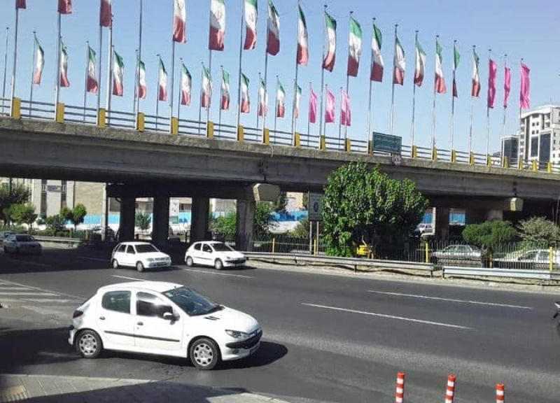  اتمام عملیات مقاوم سازی پل تقاطع بزرگراه یادگار امام(ره) با بلوار مرزداران، بهمن ماه امسال