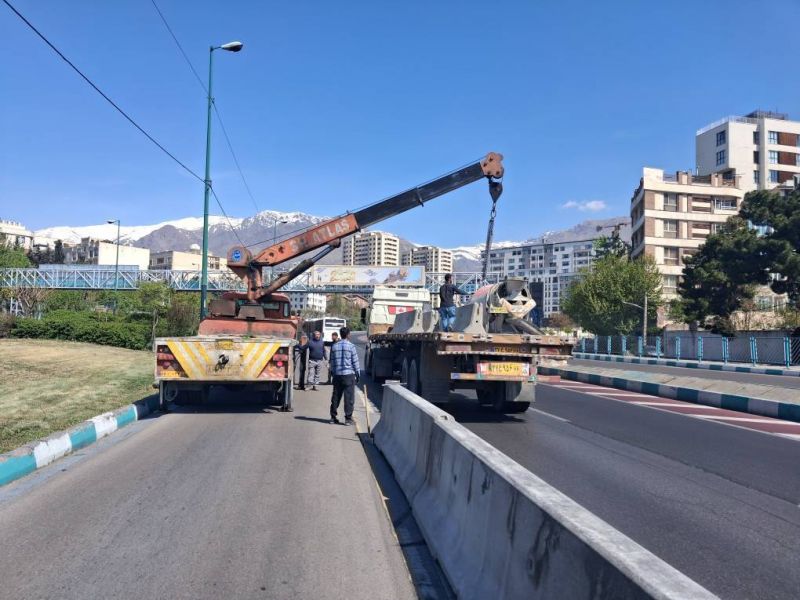 گام بلند شهرداری منطقه یک برای ایمنسازی بزرگراهها؛ از نصب نیوجرسی تا اصلاحات هندسی