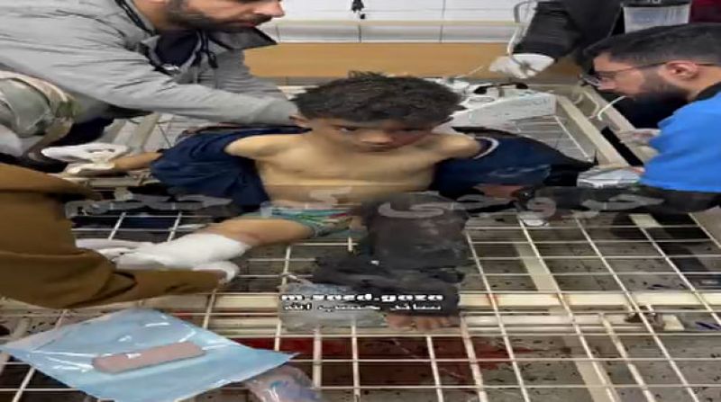 جنایت صهیونیست&zwnj;ها در مدرسه محل اسکان آوارگان در غزه 