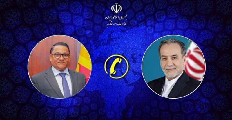 گفتگوی تلفنی وزرای امور خارجه ایران و سریلانکا