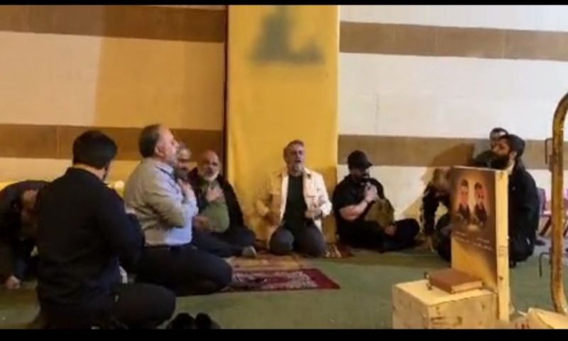 مداحی واعظی و بیوکافی در لبنان+فیلم