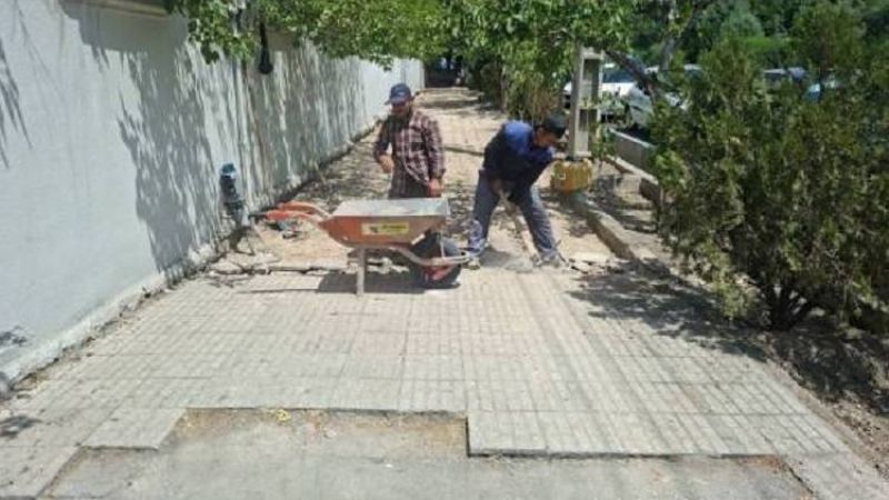 پیاده&zwnj;روهای محله سعادت&zwnj;آباد در مسیر استانداردسازی