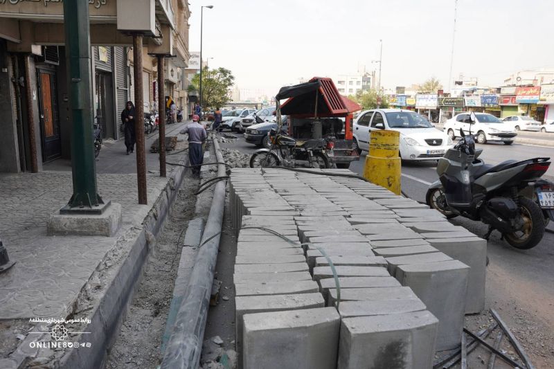  توسعه زیرساخت&zwnj;های شهری در محور دماوند همزمان با فصل بارش