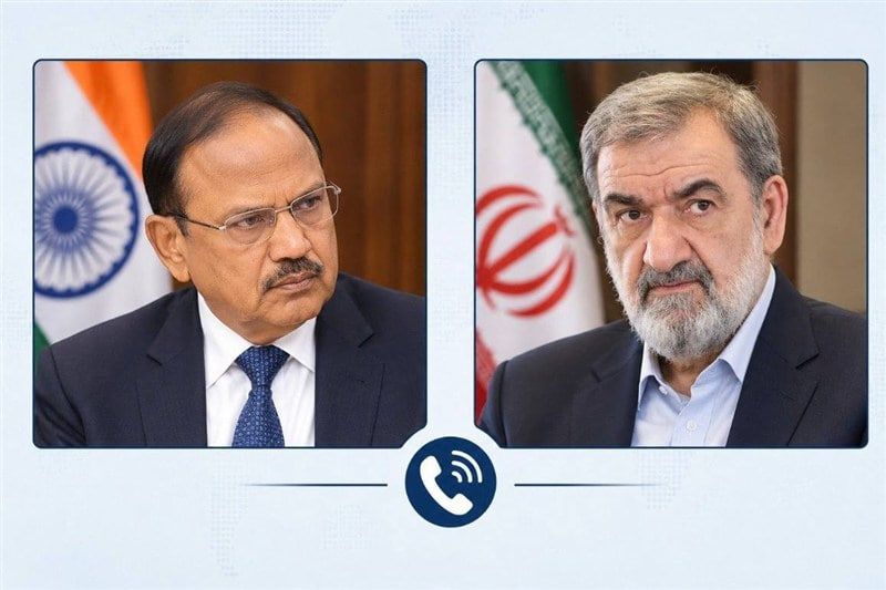  گفت&zwnj;وگوی تلفنی سرلشکر رضایی و مشاور امنیت ملی هند