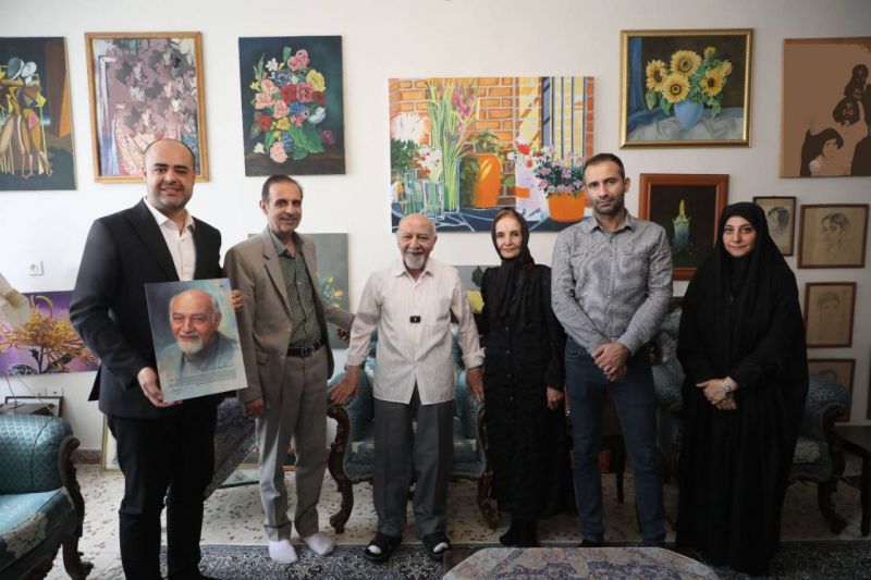 دیدار صمیمانه معاون صدا با امیر نوری گوینده پیشکسوت رادیو/ تأکید بر صیانت از ادبیات فارسی و تکریم پیشکسوتان رادیو