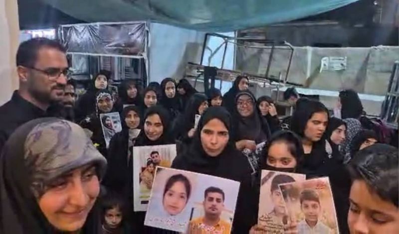 مادران شهدای میناب، مهرِ فرزندان آسمانیشان را نثار کودکان اربعین کردند