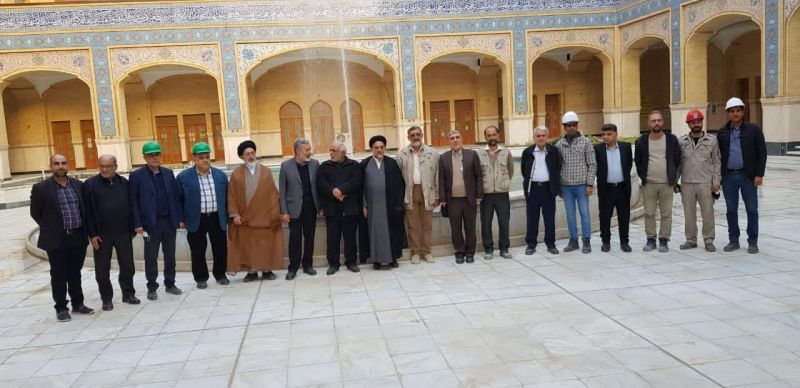 بازدید رئیس سازمان اوقاف و امورخیریه از پروژههای ستاد بازسازی عتبات در عراق